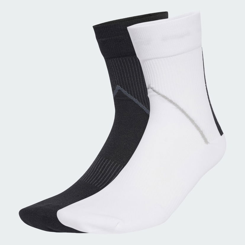 Sokker adidas Performance Techy Quarter Socks Two Pairs Hvid | JX5215
