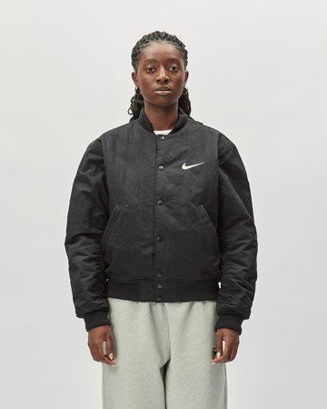 Bomberjakke Nike Stüssy x Reversible Varsity Jacket Sort | FJ9153-010, 1