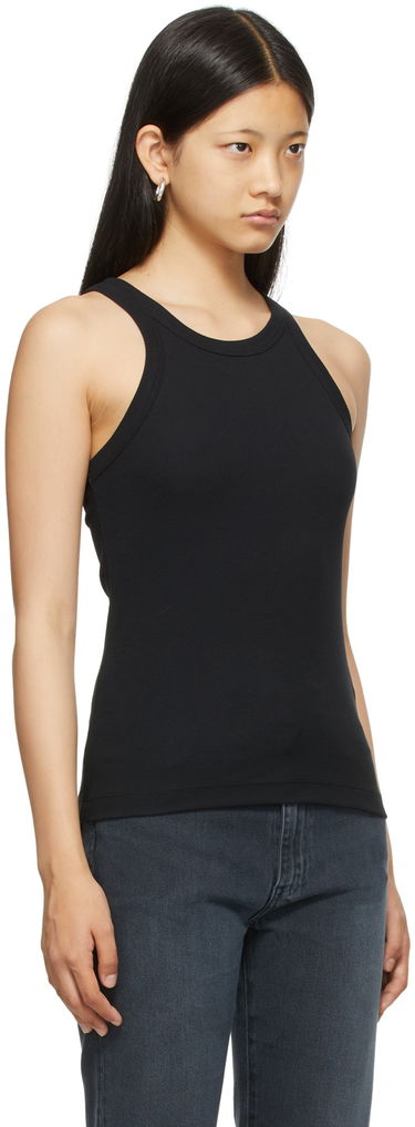 Tanktop TOTEME TOTEME Curved Rib Tank Top Sort | 211-437-772, 1