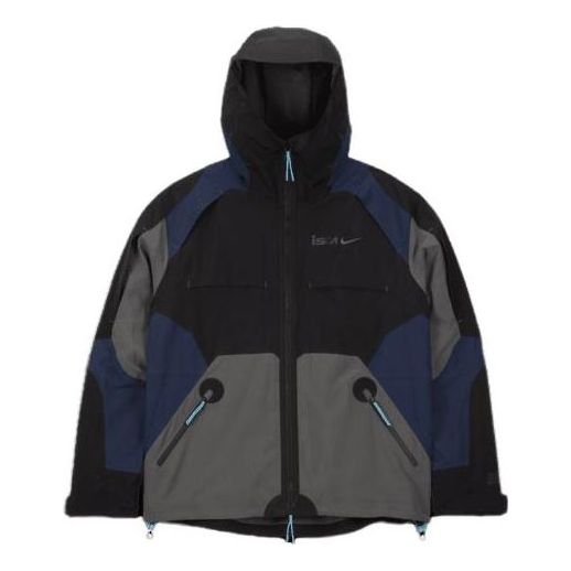 Vindjakke Nike ISPA Men's Multi-Pocket Hooded Jacket Blå | FB2370-010, 0