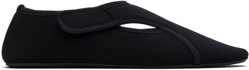 Sneakers og sko Alaïa ALAÏA Neoprene Ballerina Flats Sort | AA3A065A016