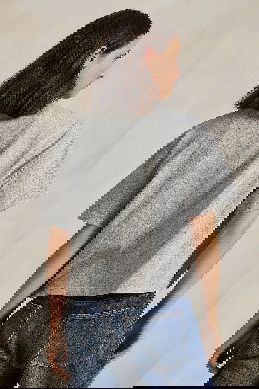 Crop top Polo by Ralph Lauren Polo Ralph Lauren Cropped T-Shirt Grå | 211967106, 1