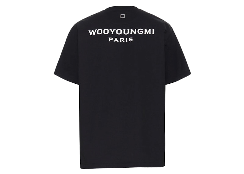 T-shirt WOOYOUNGMI Wooyoungmi Back Logo T-Shirt Sort | W223TS07708B, 0