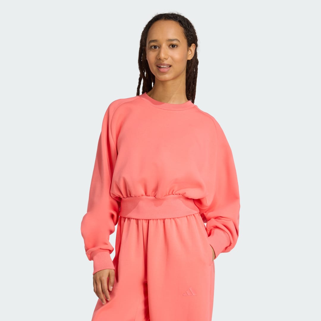 Sweatshirt adidas Performance ALL SZN Soft Lux Sweatshirt Lyserød | KD9772, 0