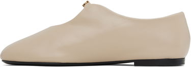 Tøj Givenchy Givenchy 4G Liquid Ballerina Flats Beige | BE500VE16Q257, 2