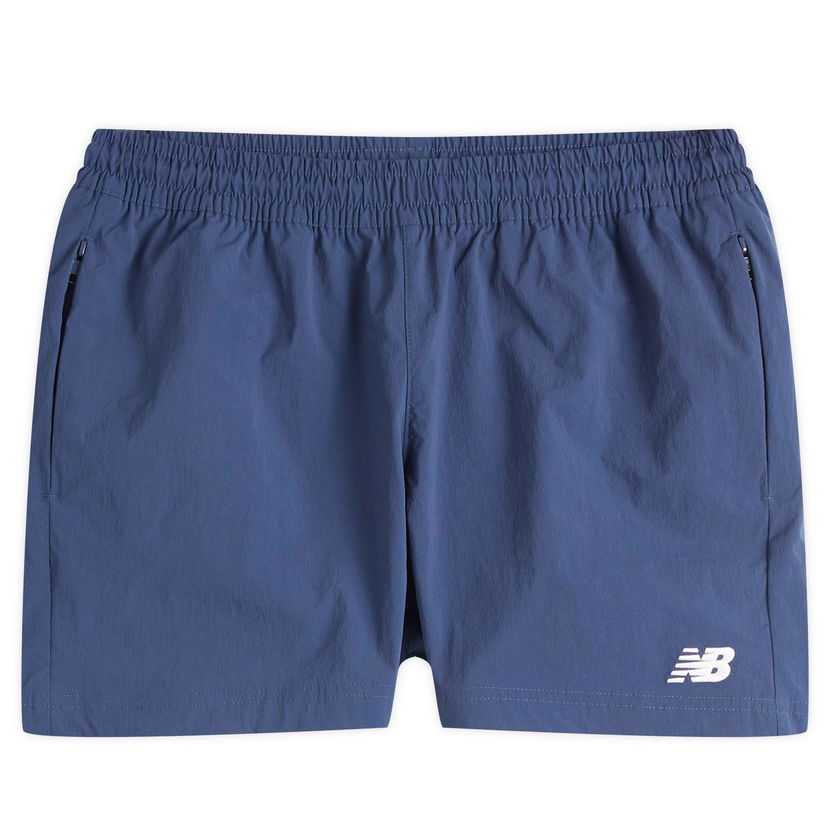 Shorts New Balance Athletics Stretch Woven 5" Shorts Blå | MS41517-NNY