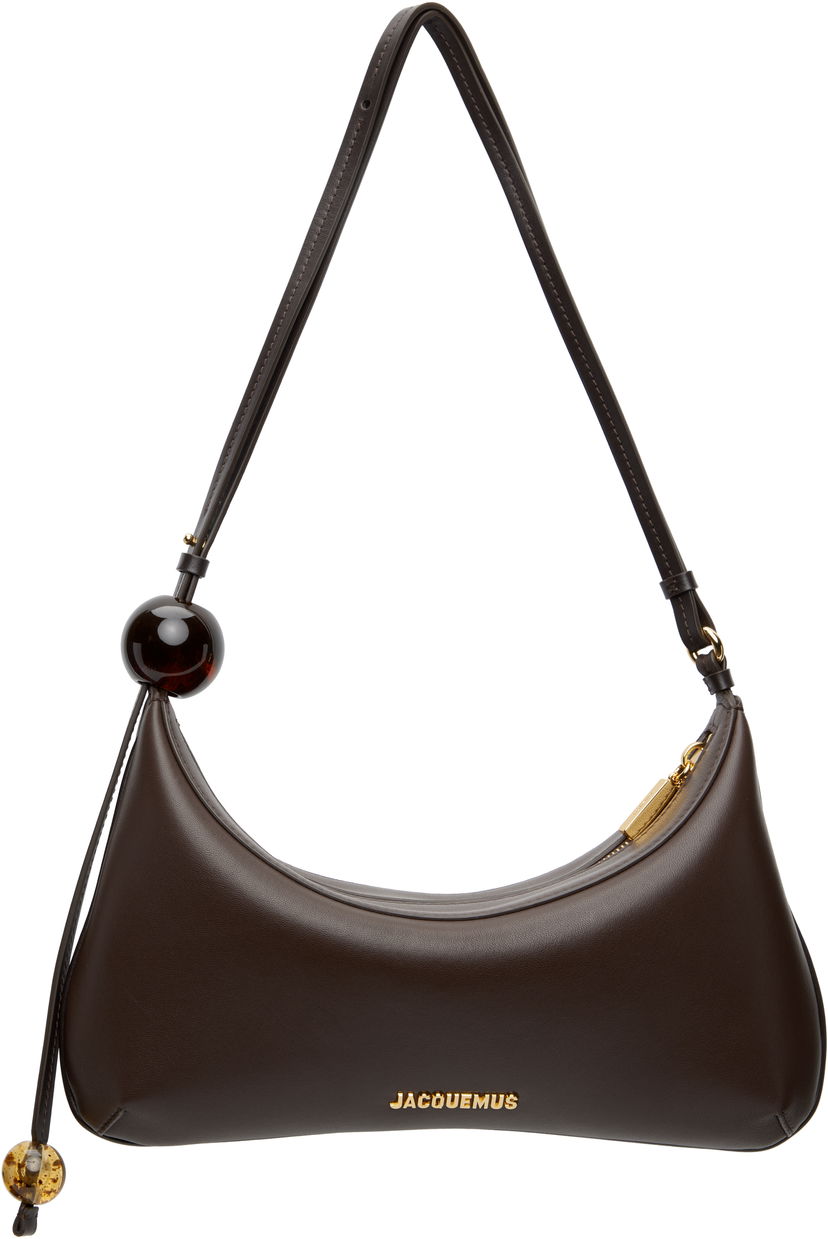 Skuldertaske Jacquemus Jacquemus 'The large Bisou Perle' Shoulder Bag Brun | 25E251BA410-3171