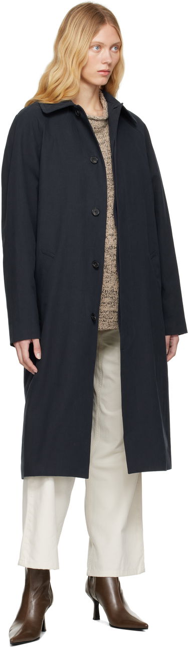 Trenchcoat A.P.C. A.P.C. Eduoard Mac Trench Coat Mørkeblå | COGXT-M01549, 3