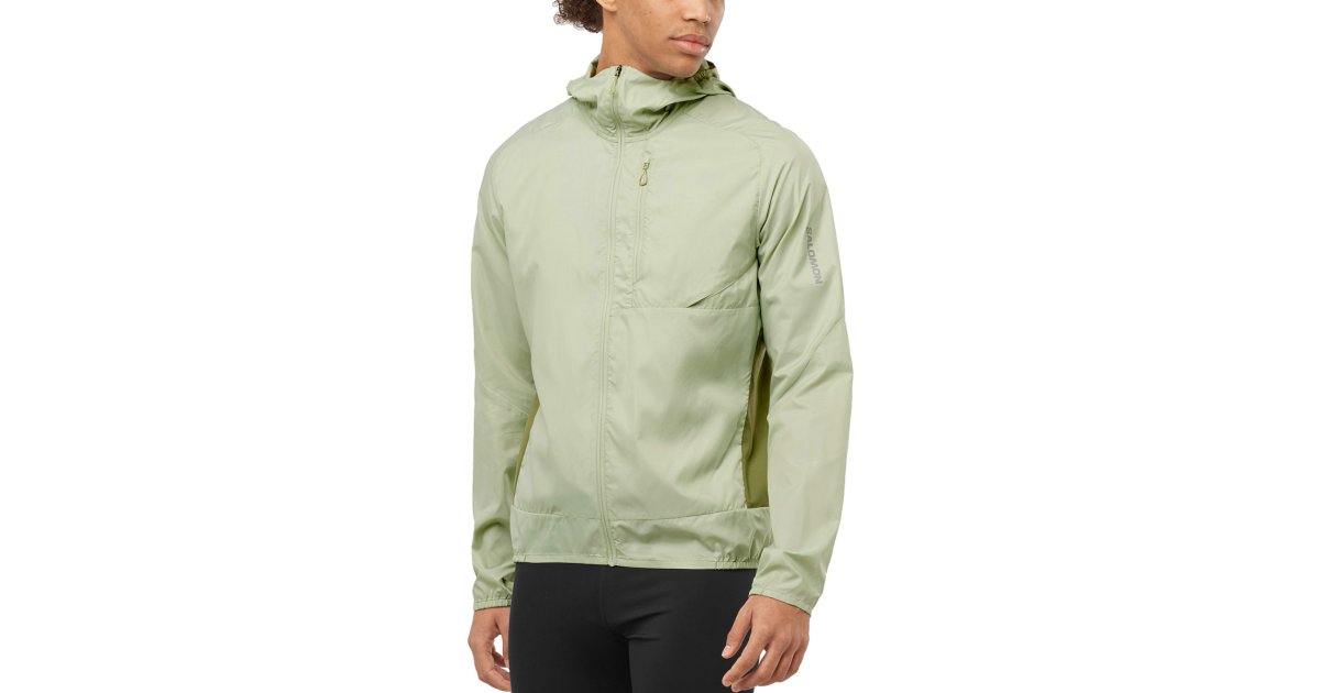Vindjakke Salomon Bonatti Cross Wind Grøn | lc2136000, 1