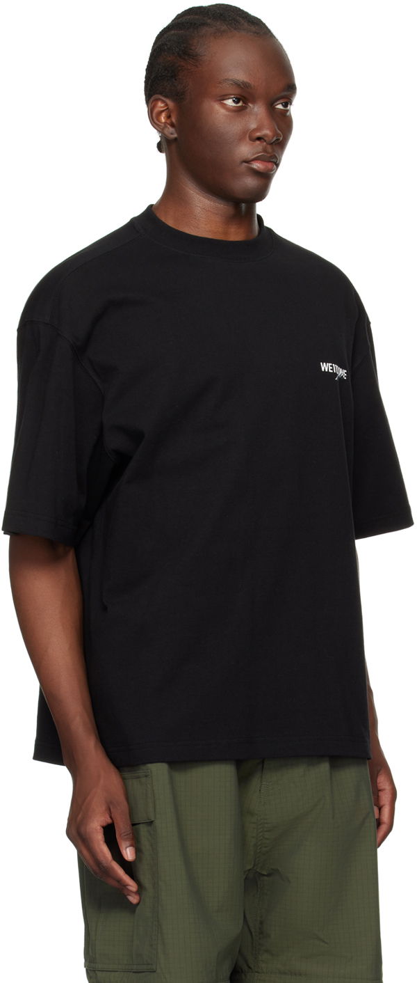 T-shirt We11done Wave T-Shirt Sort | WD-TT1-23-992-U-BK, 1