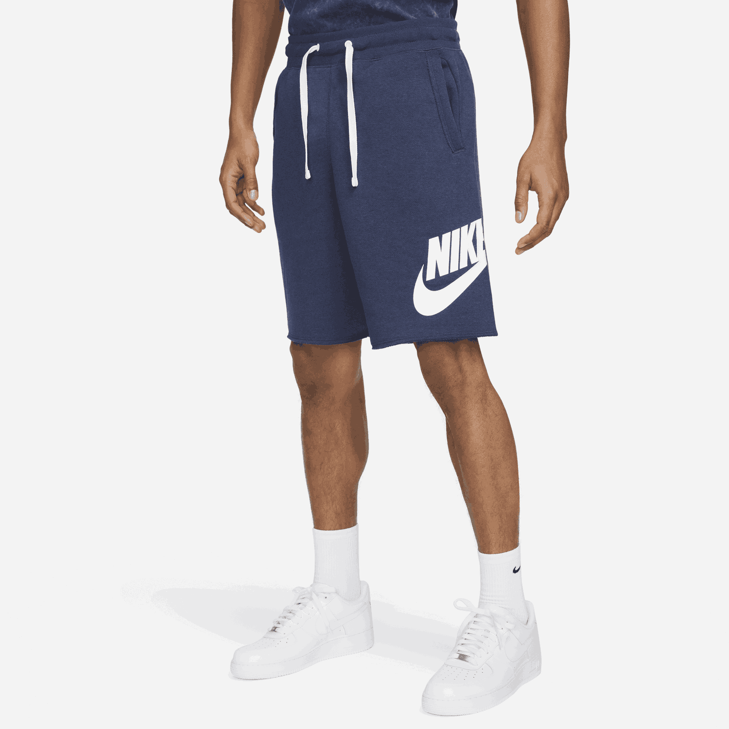 Shorts Nike Club Alumni French Terry Shorts Mørkeblå | DX0502-410, 0