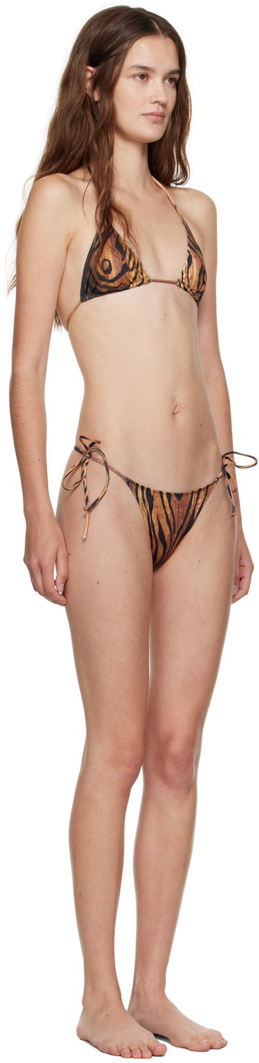 Badetøj Jean Paul Gaultier Jean Paul Gaultier 'The Wood' Print Bikini Brun | 25/03-W-BS031-J009P-0060, 1