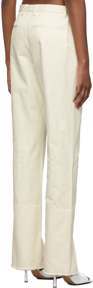 Bukser Dion Lee Split Frayed Trousers Hvid | C2028R22, 2