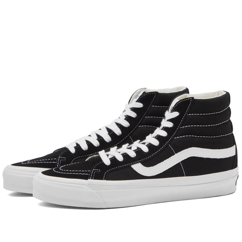Skateboarding Vans Men's Sk8-Hi Reissue 38 Sneakers in Lx Black/White, Size UK 10 | END. Clothing Sort | VN000CR0BA2