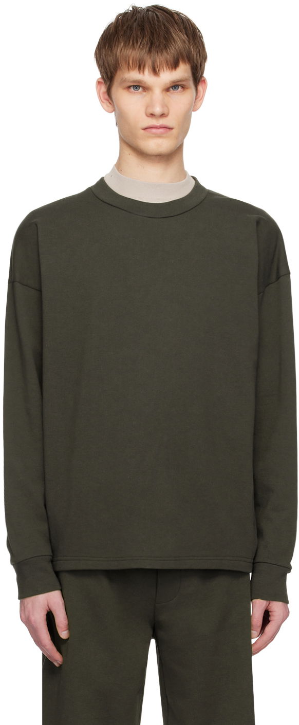 Sweatshirt The Row Relaxed Fit Sweatshirt Grøn | 390-K290, 0