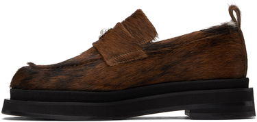 Kjole Simone Rocha Simone Rocha Heart Toe Platform Loafers Brun | LOF1PD 0794, 2