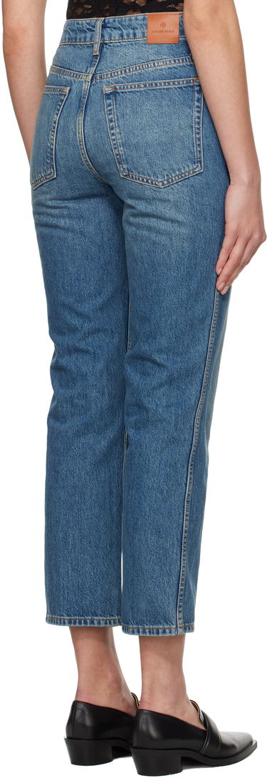 Jeans Anine Bing Anine Bing Vin Straight Leg Jeans Blå | A-06-10394-WHD26, 2