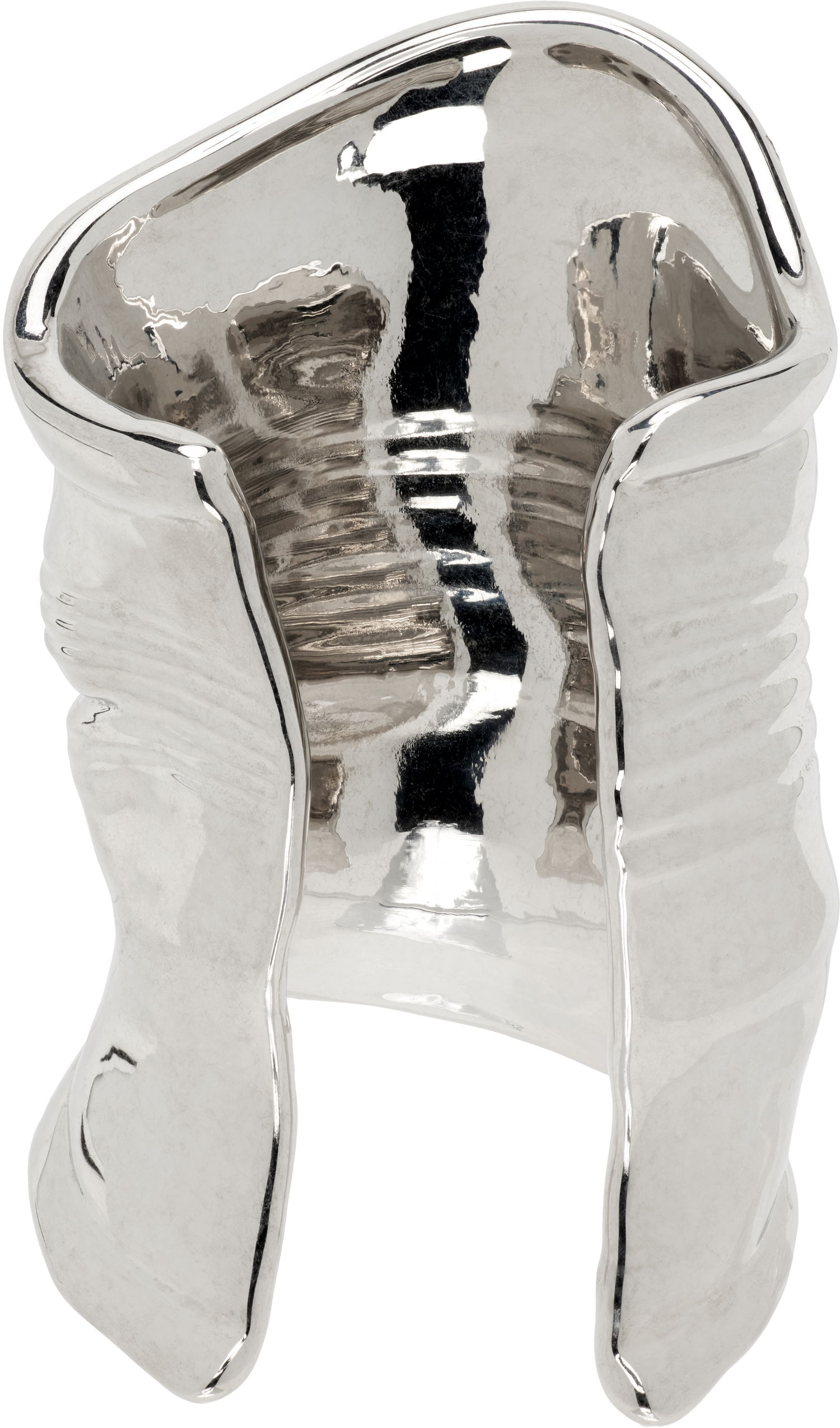 Armbånd Jean Paul Gaultier Jean Paul Gaultier Silver Distorted Cuff Bracelet Metalisk | 25/03-W-JW014-X053-91, 1