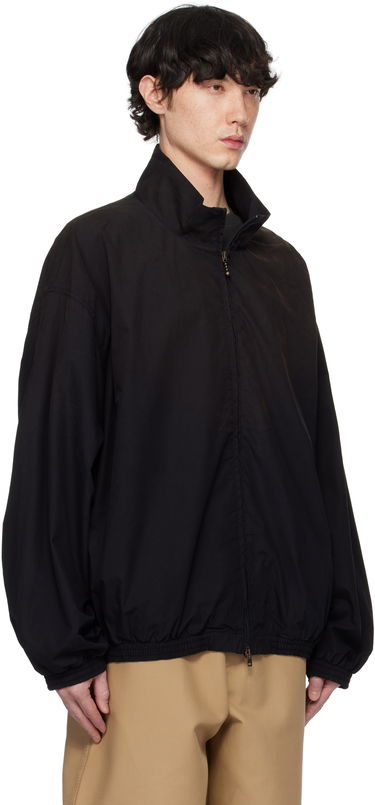 Vindjakke Acne Studios Printed Logo Zipper Jacket Sort | B90791-, 1