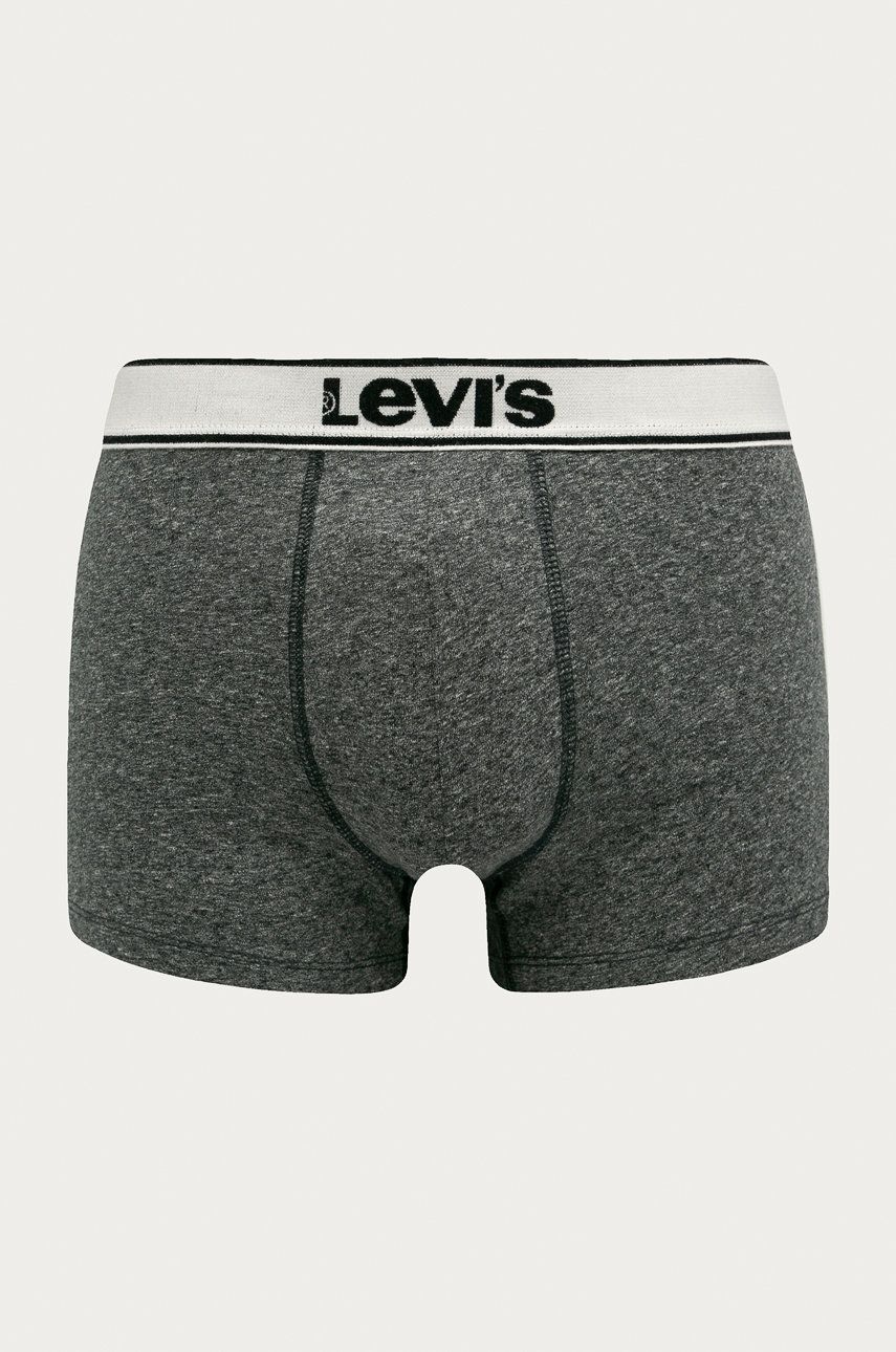 Undertøj og sokker Levi's ® 2 Pack Solid Basic Trunk Grå | 37149-0388, 0