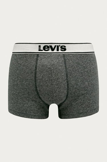 Undertøj og sokker Levi's ® 2 Pack Solid Basic Trunk Grå | 37149-0388, 0