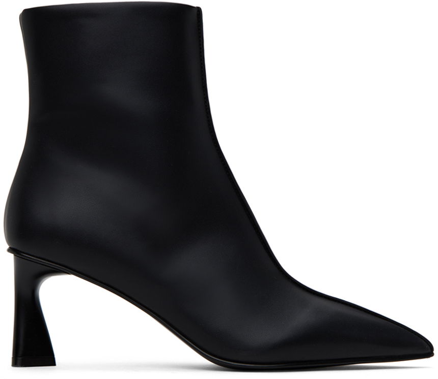 Tøj Stella McCartney Stella McCartney Elsa Pointed Toe Ankle Boots Sort | 810323AP0250, 0