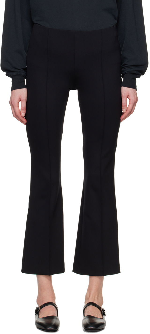 Bukser The Row Black Flare Formal Trousers Sort | 3202-K106, 0
