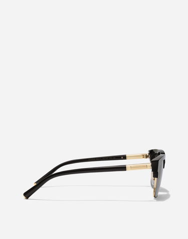 Solbriller Dolce & Gabbana Private Wardrobe Acetate Browline Sunglasses Sort | VG4522VP1879V000, 2