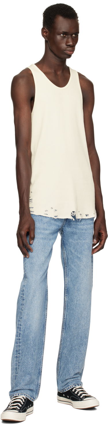 Tanktop John Elliott John Elliott Folsom Thermal Tank Top Hvid | A066M66905A, 3
