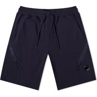 Shorts C.P. Company Lens Fleece Back Shorts Mørkeblå | 15CMSB154A-005086W-888, 1