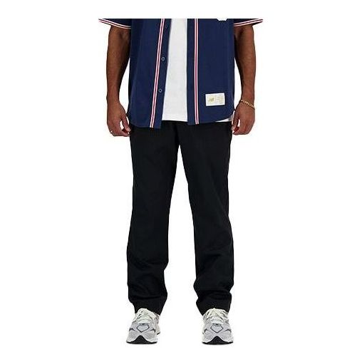 Bukser New Balance Icon Twill Tapered Pants Sort | AMP41575-BK