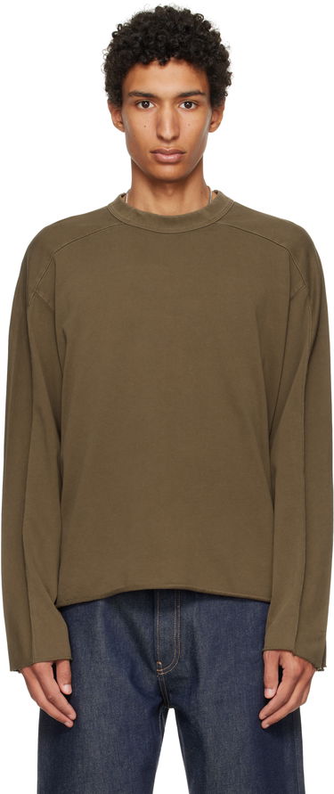T-shirt Entire Studios Entire Studios Heavy Long Sleeve T-Shirt Grøn | ES2486BT, 0
