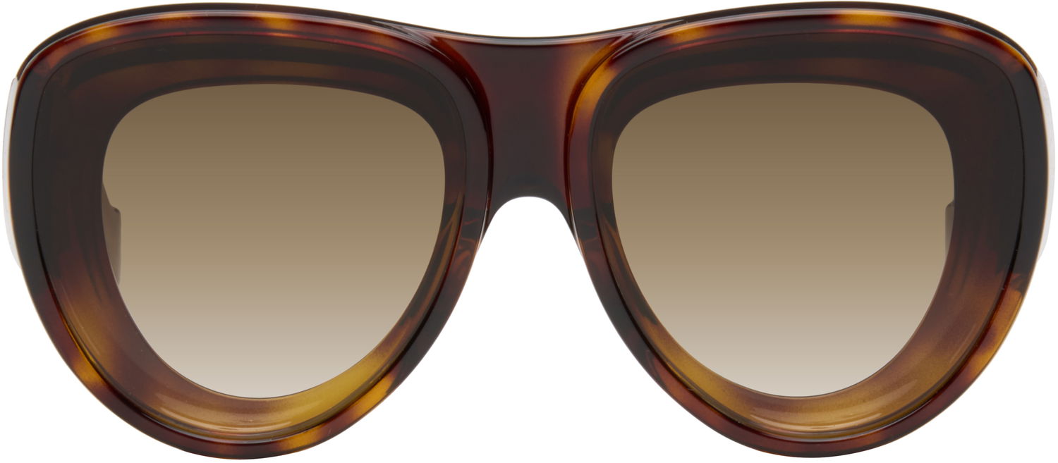 Solbriller Loewe Loewe Aviator Sunglasses Brun | LW40170UW6152F 192337236099, 0
