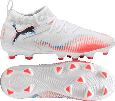 Sneakers og sko Puma Puma FUTURE 8 MATCH FG/AG Jr Hvid | 108614-01, 1
