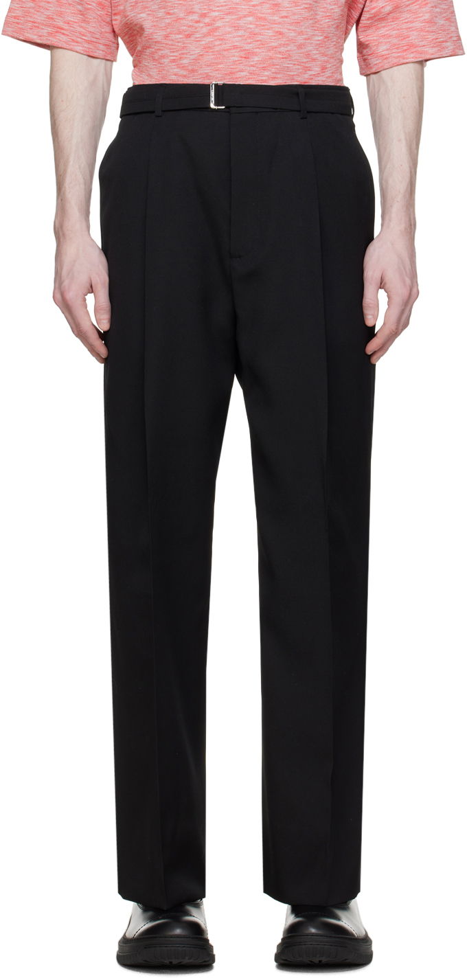 Bukser LANVIN Lanvin Wide-Leg Trousers Sort | RM-TR0022-5857-P24, 0