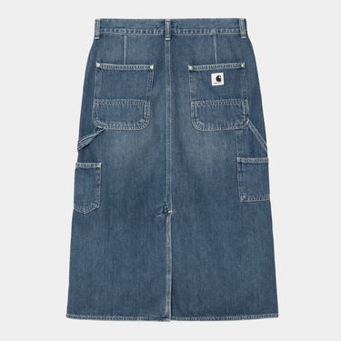 Nederdel Carhartt WIP Double Knee Denim Skirt Blå | I035880_4, 0