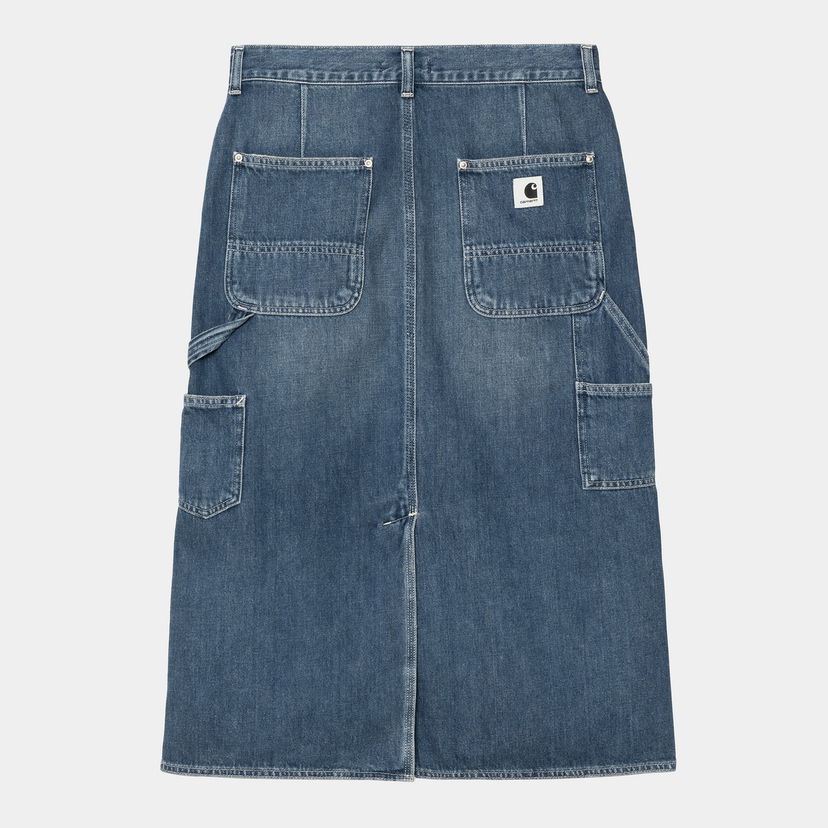 Nederdel Carhartt WIP Double Knee Denim Skirt Blå | I035880_4