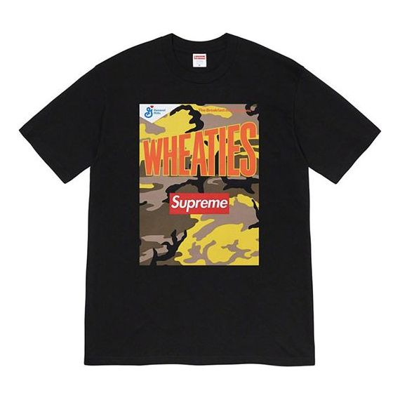 T-shirt Supreme Wheaties Crossover Printed T-Shirt Sort | SUP-SS21-594, 0