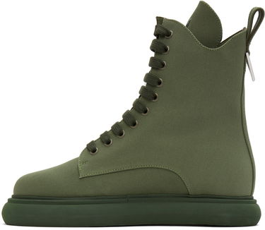 Tøj The Attico Attico Selene Canvas Ankle Boots Grøn | 221WS443 C008, 2