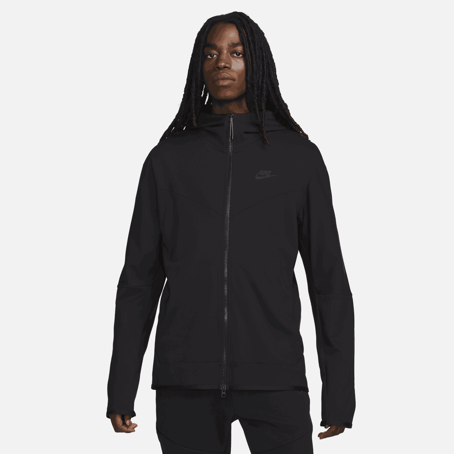 Sweatshirt Nike Tech Fleece Lightweight Hoodie Sort | DX0822-010, 0