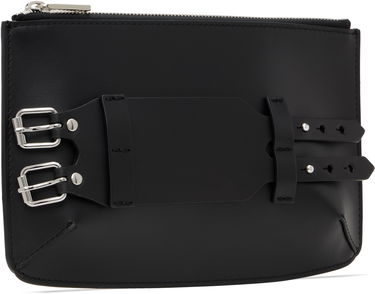 Håndtaske Maison Margiela MM6 Maison Margiela Leather Bracelet Pouch Sort | SB6WF0007 P8327, 1
