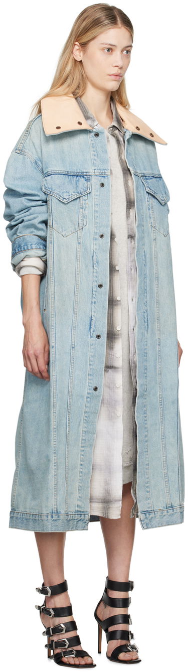 Parka R13 R13 Kat Long Denim Jacket Blå | R13W5169-D245A, 1