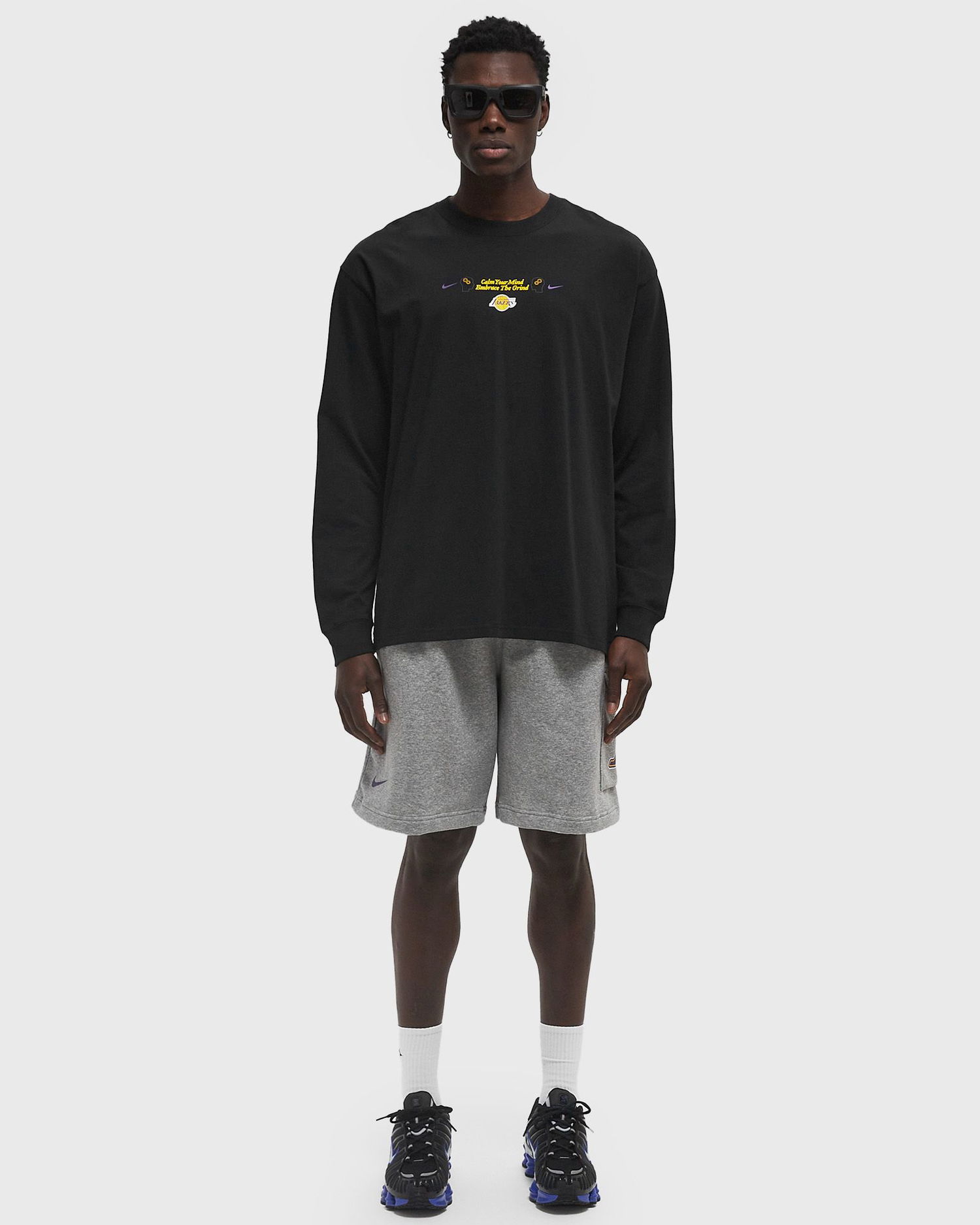 Shorts Nike Los Angeles Lakers Club Courtside Cargo Shorts XXL Grå | FZ7499-063, 1