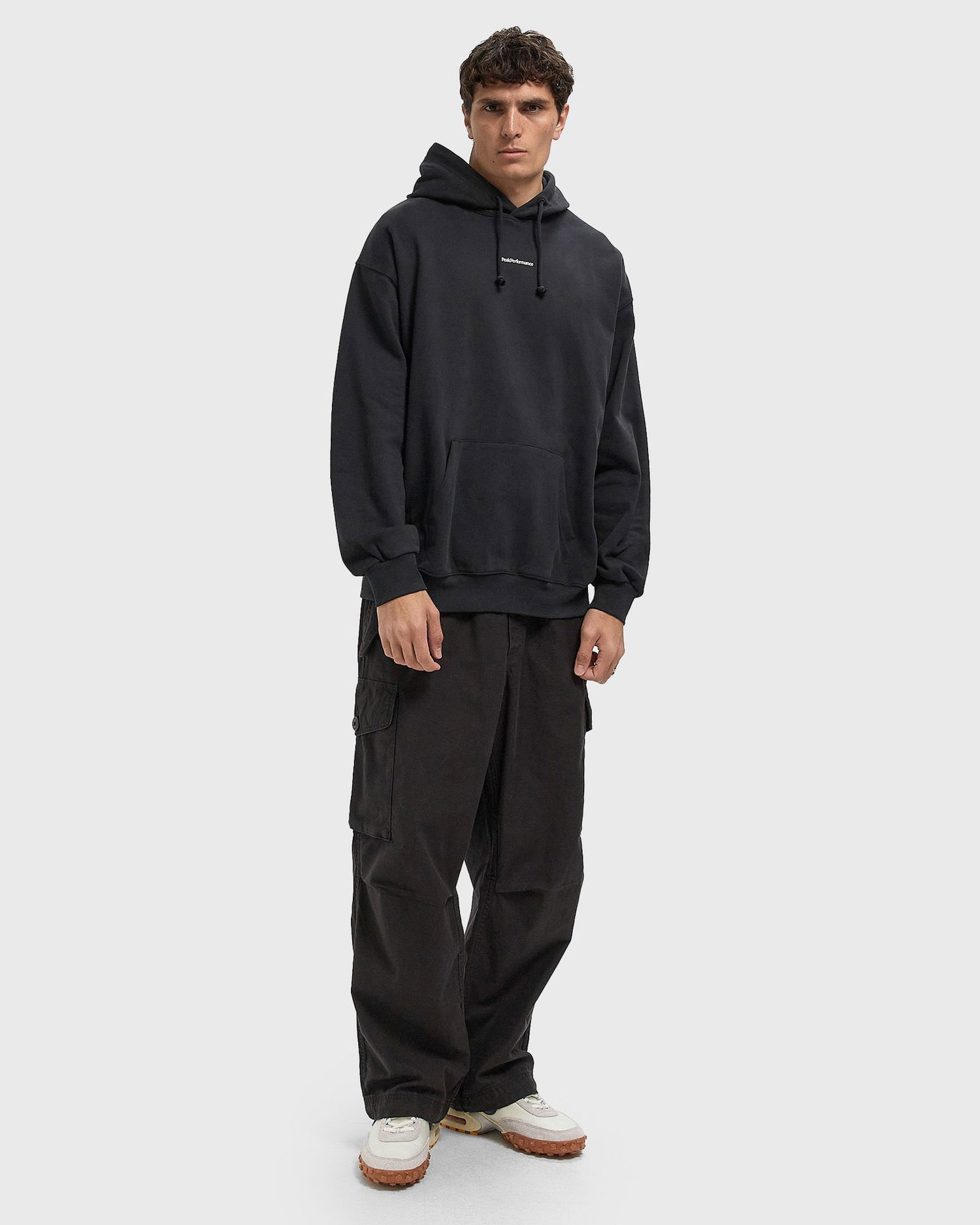 Sweatshirt Peak Performance Original Terry Hoodie Sort | G80276020, 1