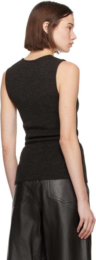 Tanktop LEMAIRE Fitted Button Cardigan Brun | TO1270 LK1028, 2