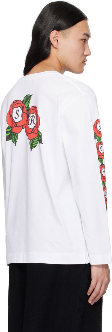 T-shirt Simone Rocha Simone Rocha Cluster Rose Logo Print T-shirt Hvid | 5194P33P34-M 0569, 2