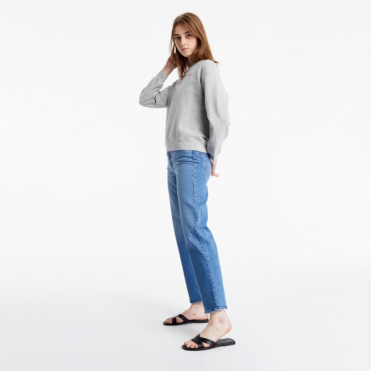 Jeans Levi's ® Ribcage Straight Ankle Jeans Blå | 72693-0099, 0