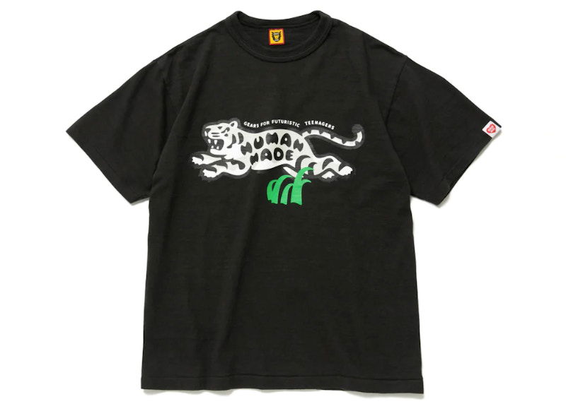 T-shirt Human Made Tiger Graphic T-Shirt Sort | HM24TE001