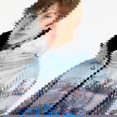 Puffer jakke Wasted Paris Elevation Puffer Cityscape Graffiti Print L Flerfarvet | WP_000318, 2