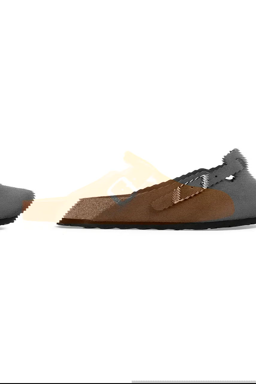 Sneakers og sko Birkenstock Birkenstock Boston Suede Clogs Brun | 1030861, 0